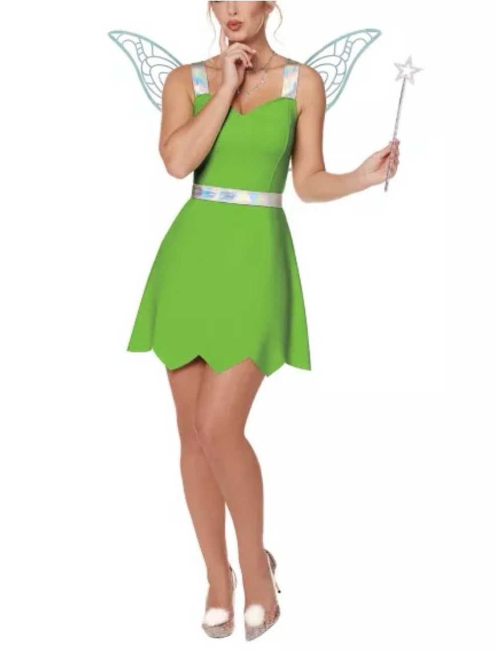 Disney Tinker Bell Adult Costume Dress - Green